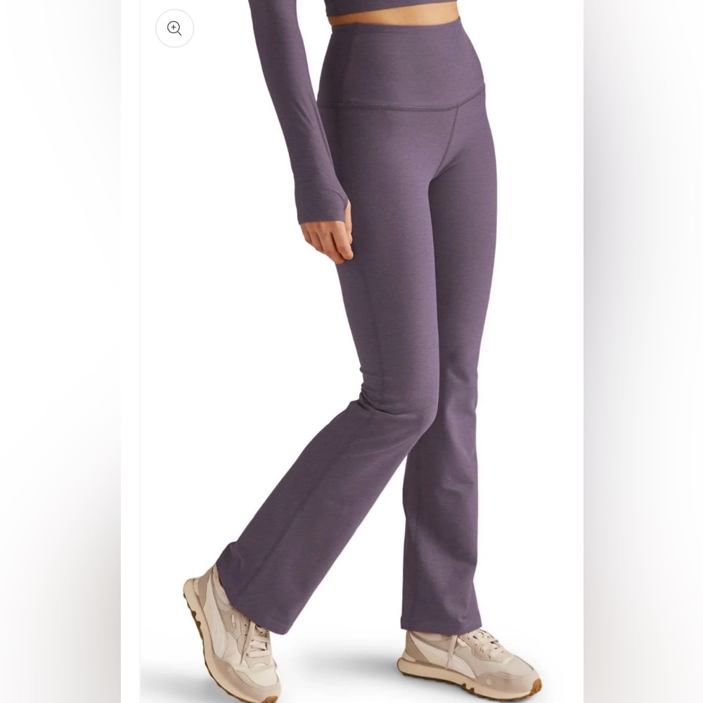 Beyond Yoga Purple High Waisted Flare Pants